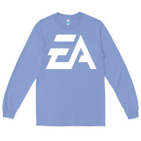 Colony Blue #electronicArts EA  white Long Sleeve Tee - DesigneFamous