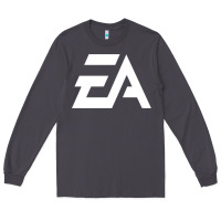 Smoke #electronicArts EA  white Long Sleeve Tee - DesigneFamous