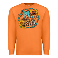Carrot sunflowers hexagon frame mama Premium Sweatshirt - Jasminsmagicworld