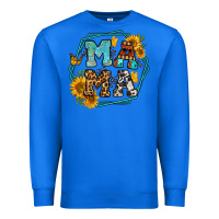 True Royal sunflowers hexagon frame mama Premium Sweatshirt - Jasminsmagicworld