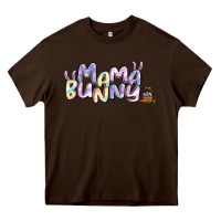 Chocolate Brown easter mama bunny Heavy Core Tee - Jasminsmagicworld