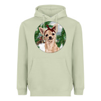 Matcha Chihuahua And Farm Heavyweight Hoodie - RanaPortraitStore