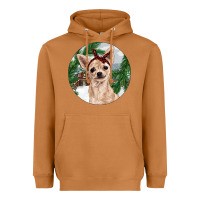 Meerkat Chihuahua And Farm Heavyweight Hoodie - RanaPortraitStore
