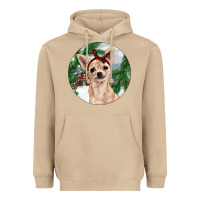 Mushroom Chihuahua And Farm Heavyweight Hoodie - RanaPortraitStore