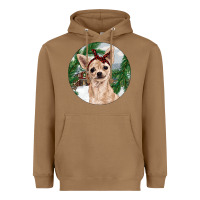 Toasted Coconut Chihuahua And Farm Heavyweight Hoodie - RanaPortraitStore