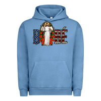 Pigment Pebble Blue bebe jesus christ Urban Hoodie - Jasminsmagicworld