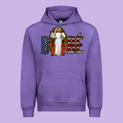 Bebe Jesus Christ Urban Hoodie Designed By Jasminsmagicworld