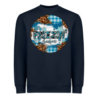 Navy It's Freezin' Season Heavyweight Sweatshirt - RanaPortraitStore