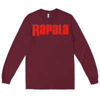 Burgundy Rapala Fishing Long Sleeve Tee - DesigneFamous