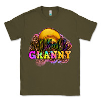 Army Green softball granny Classic Tee - OliviaCreatesArt