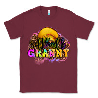 Burgundy softball granny Classic Tee - OliviaCreatesArt