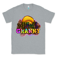 Heather Grey softball granny Classic Tee - OliviaCreatesArt