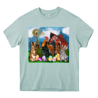 Arona Farm animals 20oz Heavy Core Tee - OliviaCreatesArt