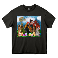 Asphalt Farm animals 20oz Heavy Core Tee - OliviaCreatesArt