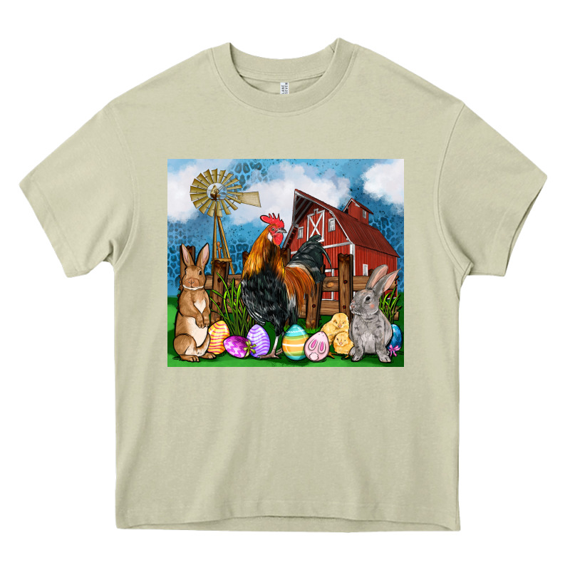 Farm Animals 20oz Heavy Core Tee by OliviaCreatesArt | Teevron