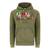 Vintage Olive baseball mama Vintage Hoodie - SublimationCraftShop