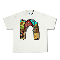 Farm Life Alphabet Lowercase Letters N Urban Heavy Tee | Teevron