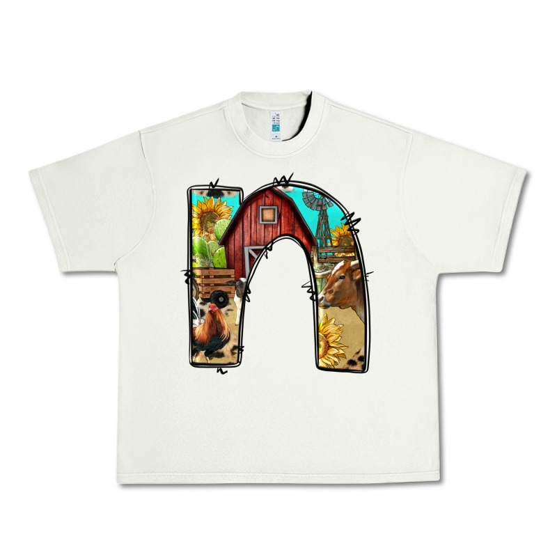 Farm Life Alphabet Lowercase Letters N Urban Heavy Tee by BundleAndBundleShop | Teevron