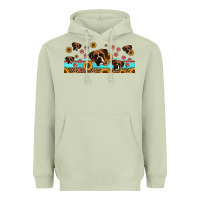 Matcha western boxer dogs Heavyweight Hoodie - Jasminsmagicworld