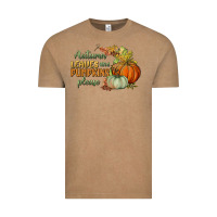 Vintage Coffee autumn leaves and pumpkins please Vintage Tee - BundleAndBundleShop