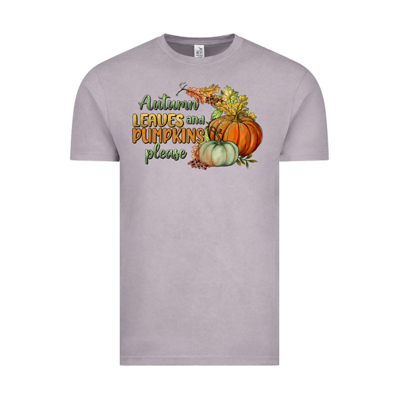 Autumn Leaves And Pumpkins Please Vintage Tee by BundleAndBundleShop | Teevron