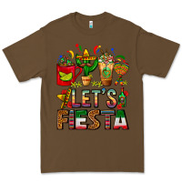Cacao Let's Fiesta Mexico Coffee Cups With Cactus Premium Tee - FaDigitalArtStudio