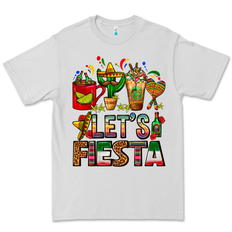 Let's Fiesta Mexico Coffee Cups With Cactus Premium Tee by FaDigitalArtStudio | Teevron
