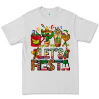 Dove Grey Let's Fiesta Mexico Coffee Cups With Cactus Premium Tee - FaDigitalArtStudio