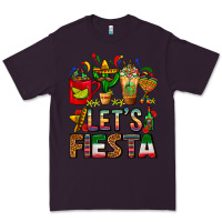 Plum Let's Fiesta Mexico Coffee Cups With Cactus Premium Tee - FaDigitalArtStudio