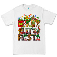 White Let's Fiesta Mexico Coffee Cups With Cactus Premium Tee - FaDigitalArtStudio