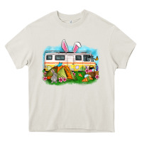 Cream Easter Day camper Heavy Core Tee - OliviaCreatesArt