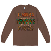 Chestnut flannels hayrides pumpkins bonfires Long Sleeve Tee - CowhideDigitalArt