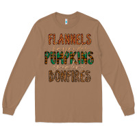 Toasted Coconut flannels hayrides pumpkins bonfires Long Sleeve Tee - CowhideDigitalArt