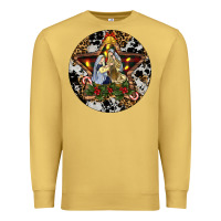 Antique Gold Oh Holy Night Christmas Premium Sweatshirt - RanaPortraitStore