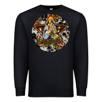 Black Oh Holy Night Christmas Premium Sweatshirt - RanaPortraitStore