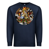 Navy Oh Holy Night Christmas Premium Sweatshirt - RanaPortraitStore