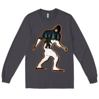 Smoke bigfoot wood layered christmas Long Sleeve Tee - DesigneFamous