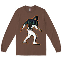 Chestnut bigfoot wood layered christmas Long Sleeve Tee - DesigneFamous