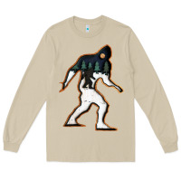 Mushroom bigfoot wood layered christmas Long Sleeve Tee - DesigneFamous