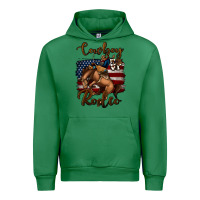 Emerald cowboy up rodeo bucking bronco Urban Hoodie - Jasminsmagicworld