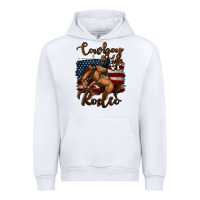 White cowboy up rodeo bucking bronco Urban Hoodie - Jasminsmagicworld