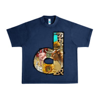 Navy farm life alphabet lowercase letters d Urban Heavy Tee - BundleAndBundleShop