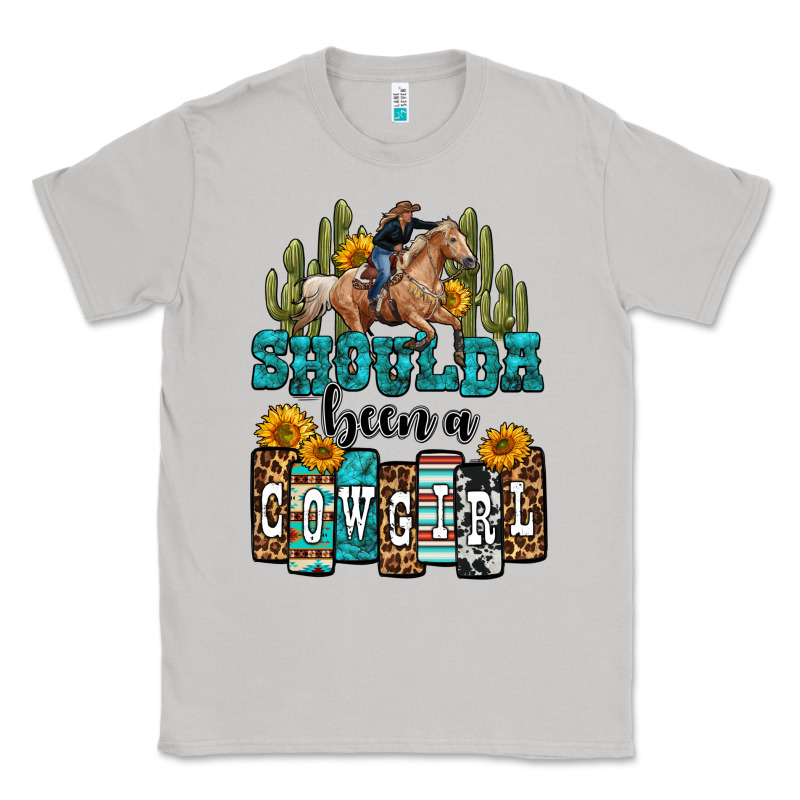 Shoulda Been A Cowgirl Classic Tee by OliviaCreatesArt | Teevron