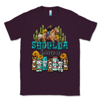 Plum shoulda been a cowgirl Classic Tee - OliviaCreatesArt
