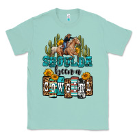 Seafoam shoulda been a cowgirl Classic Tee - OliviaCreatesArt