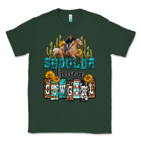 Sports Green shoulda been a cowgirl Classic Tee - OliviaCreatesArt