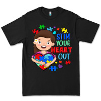 Black Stim your heart out Premium Tee - FaDigitalArtStudio