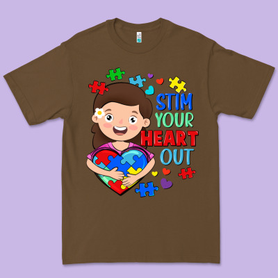 Stim Your Heart Out Premium Tee Designed By Fadigitalartstudio