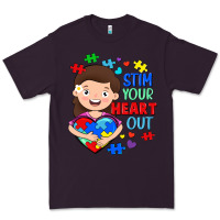 Plum Stim your heart out Premium Tee - FaDigitalArtStudio