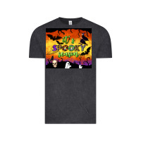 Vintage Black it's spooky season tumbler Vintage Tee - BundleAndBundleShop